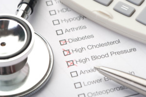 Medical conditions diabetes and cholesterol checked